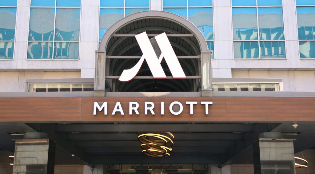 Picture of a Marriott hotel. Main image for our blog post on Navigating the Hotel Franchise Process